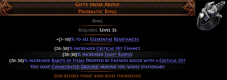 Gifts from Above Prismatic Ring poe 2
